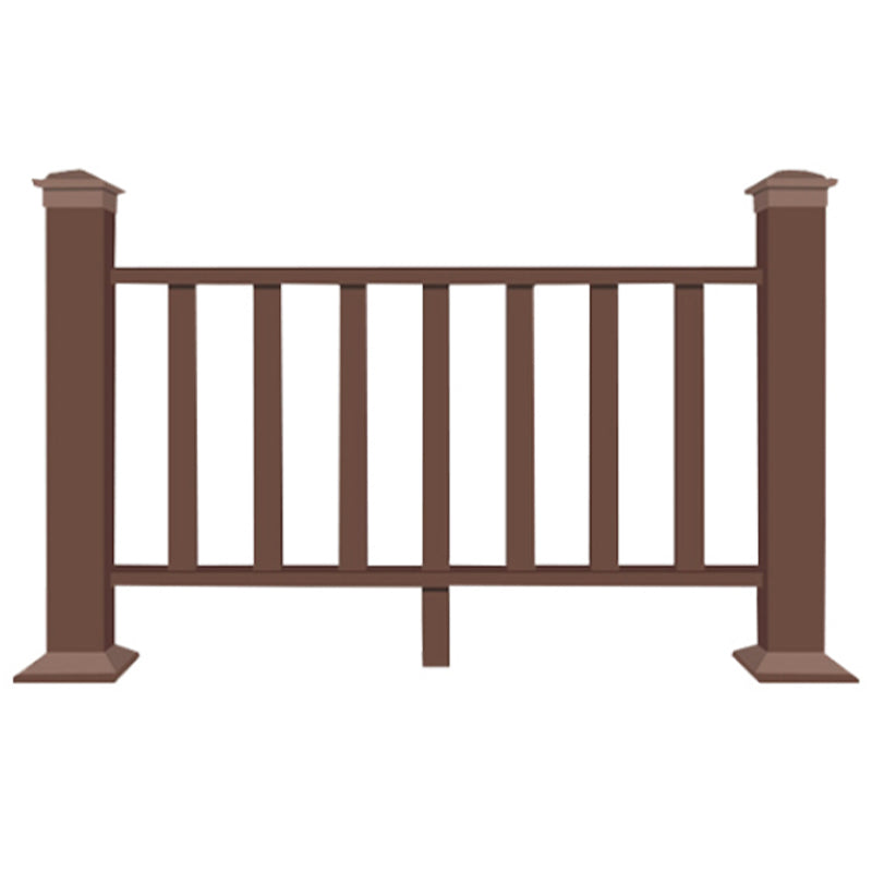 RUIKANG  Corrosion-resistant plastic wood fence Outdoor wooden railing  banister（Ask customer service for specific prices）