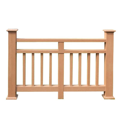 RUIKANG  Corrosion-resistant plastic wood fence Outdoor wooden railing  banister（Ask customer service for specific prices）