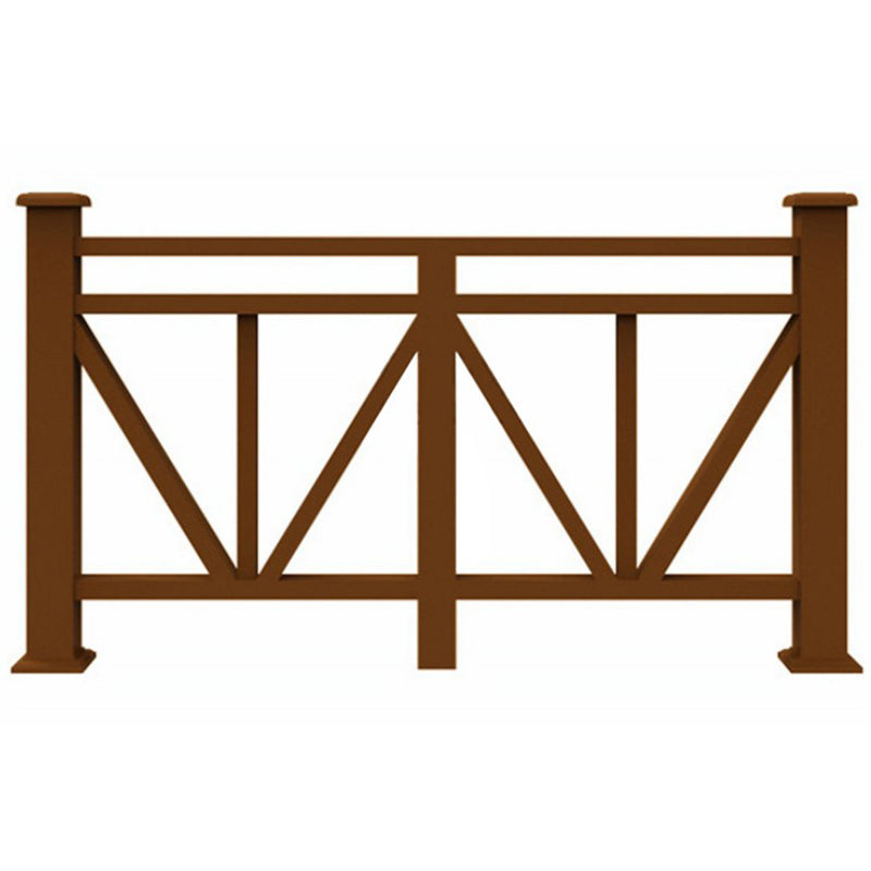 RUIKANG  Corrosion-resistant plastic wood fence Outdoor wooden railing  banister（Ask customer service for specific prices）