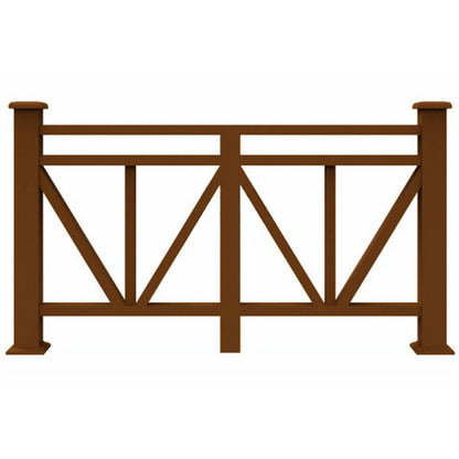 RUIKANG  Corrosion-resistant plastic wood fence Outdoor wooden railing  banister（Ask customer service for specific prices）